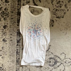 Free People Tank with Red and Blue Stars